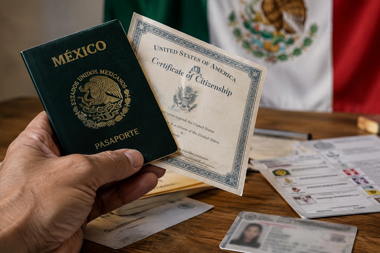 Pasaporte mexicano y ciudadanía estadounidense (1)